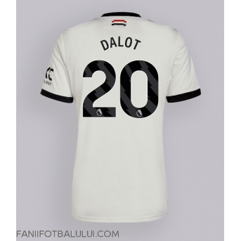 Manchester United Diogo Dalot #20 Tricou Fotbal Replică 2024-25 Barbati Treilea